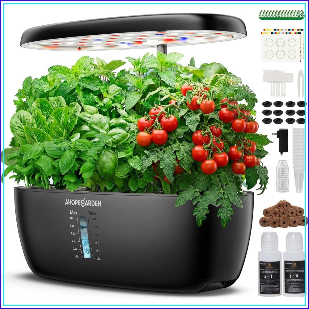 Hydroponic Grow Pod - 12-pojemnikowy ogród hydroponiczny z oświetleniem LED,