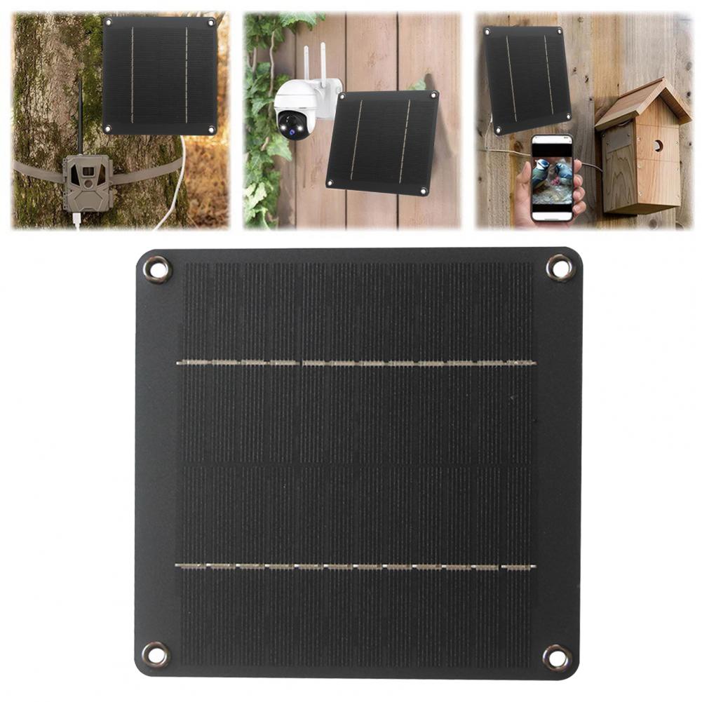 Garden Camera - Lekki panel słoneczny 4W 12V, silikonowy