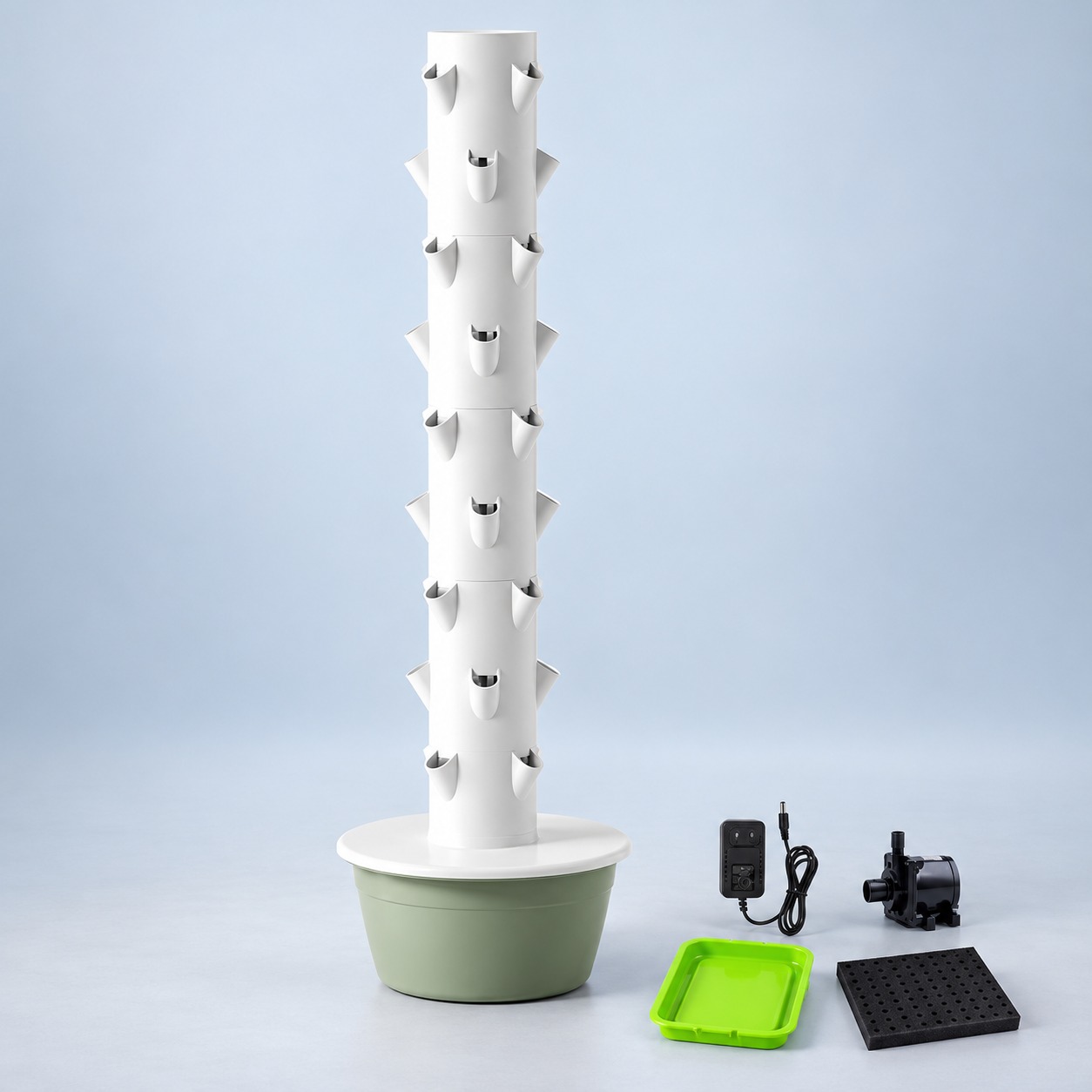 9-warstwowy, 36-otworowy, hydr – Hydroponic Tower recenzja i cena