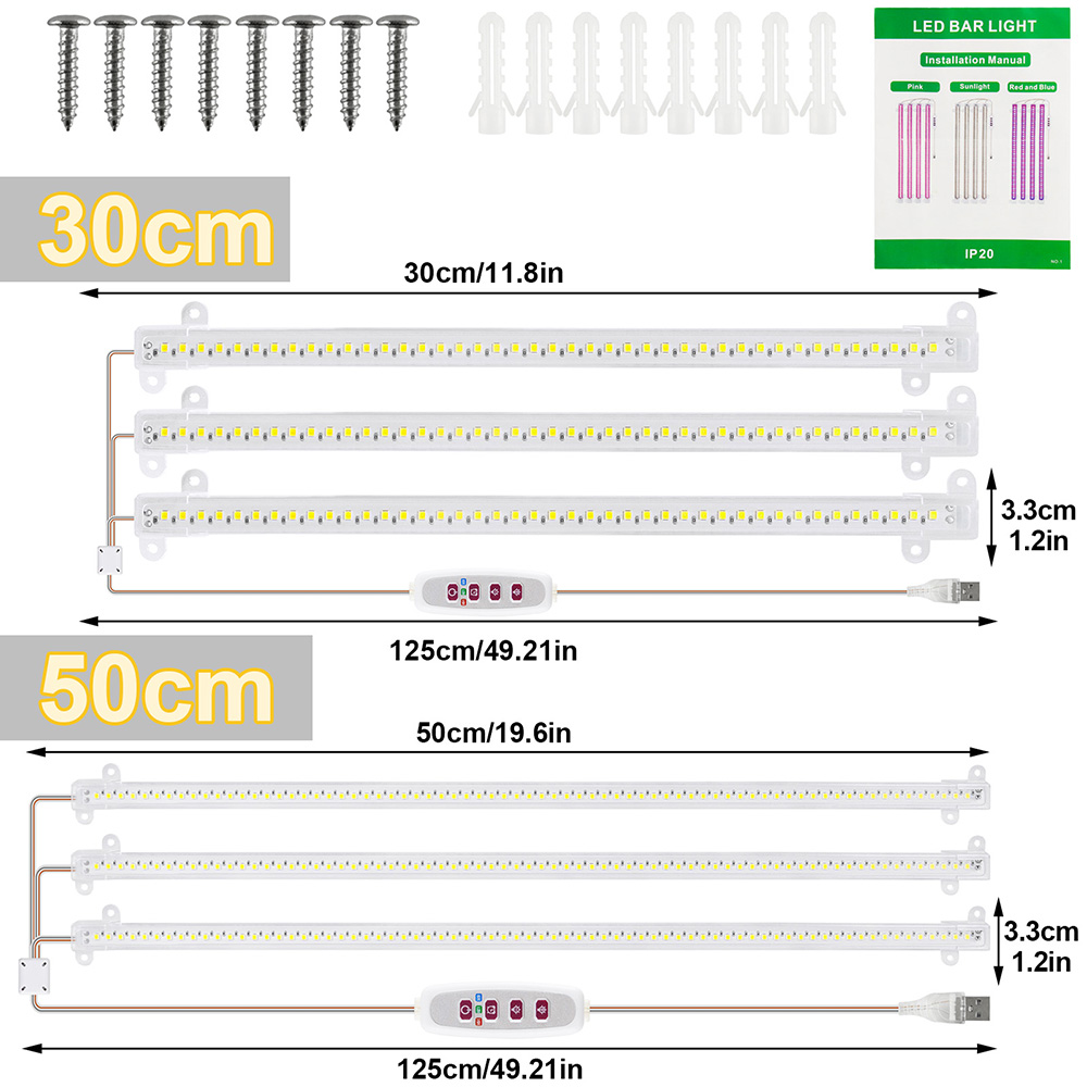 1/2/3/4Head LED Grow Light Str – Plant Grow Light Full Spectrum recenzja i cena