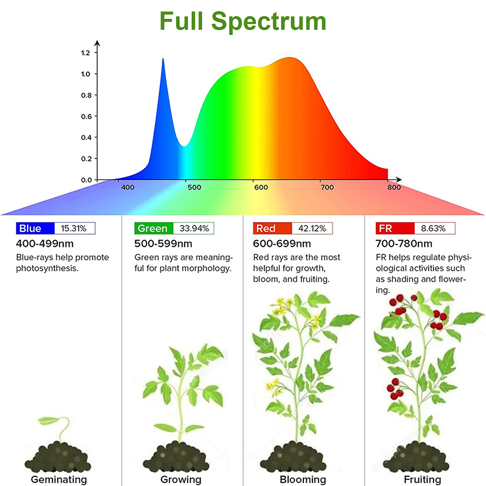 1/2/3/4Head LED Grow Light Str – Plant Grow Light Full Spectrum recenzja i cena